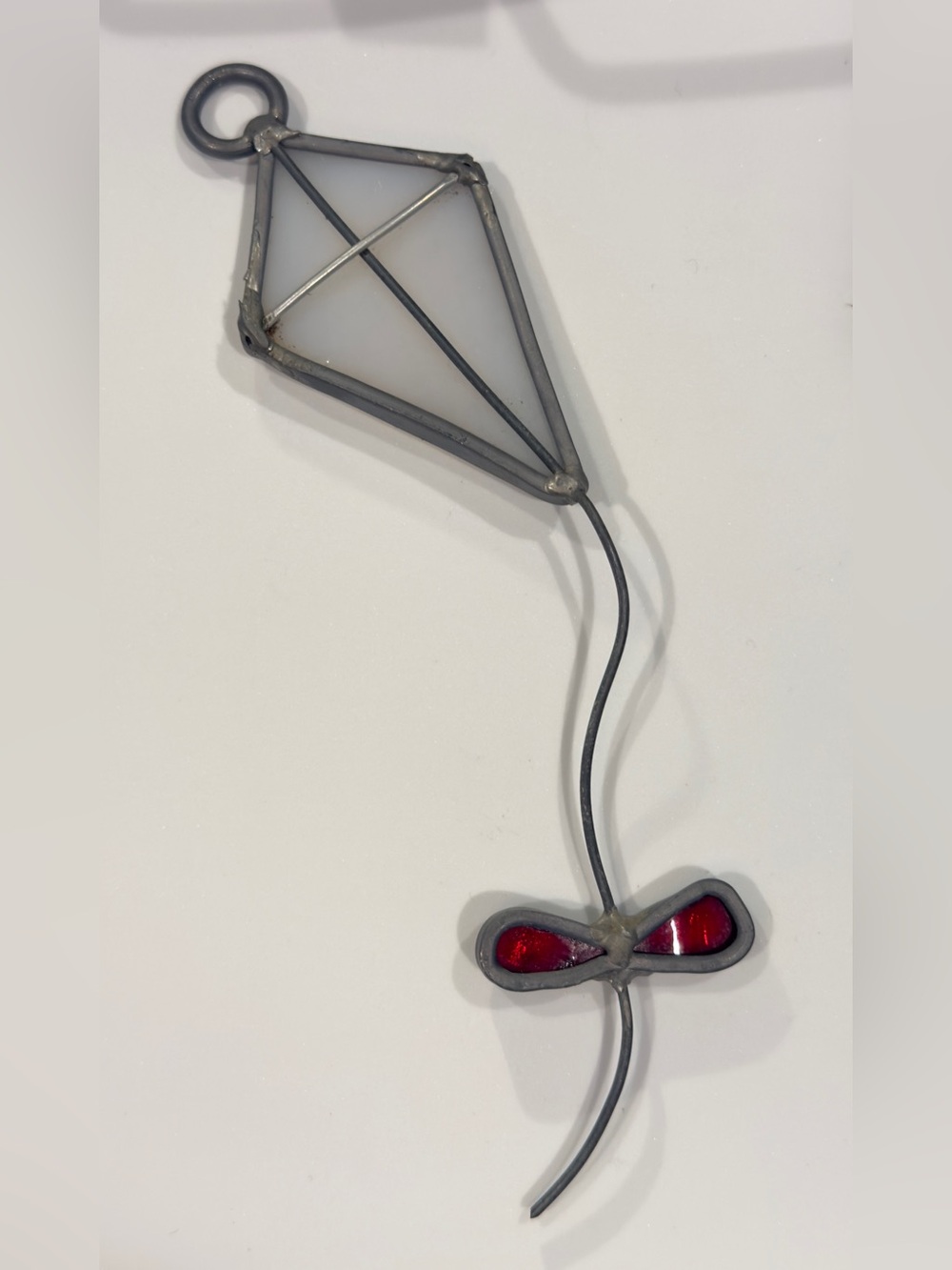 Vintage Stained Glass Kite Sun Catcher
